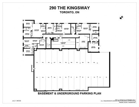 Floor plan for 2 beds, 1 bath, 703 sqft